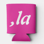 Comma La Kamala Harris - maßgeschneidertes Textdes Dosenkühler (Rückseite)