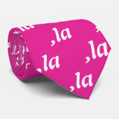 Comma La Kamala Harris - maßgeschneidertes Textdes Krawatte (Gerollt)