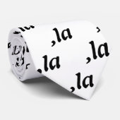 Comma La Kamala Harris - maßgeschneidertes Textdes Krawatte (Gerollt)