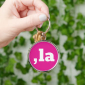 Comma La Kamala Harris - maßgeschneidertes Textdes Schlüsselanhänger (Hand)