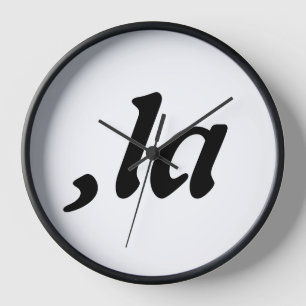 Comma La Kamala Harris - maßgeschneidertes Textdes Uhr