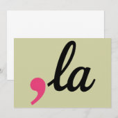 Comma La Kamala Harris Präsident 2024 Stopp-Projek Einladung (Vorne/Hinten)