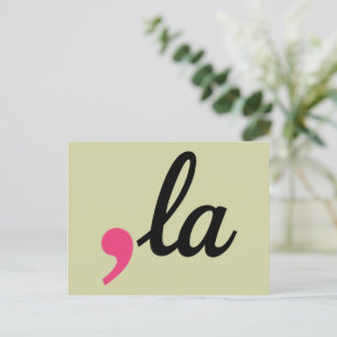 Comma La Kamala Harris Präsident 2024 Stopp-Projek Postkarte