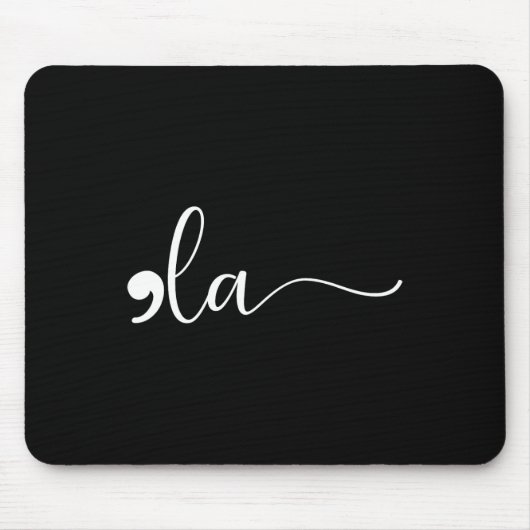 Comma La Kamala Harris Punctuation La Election Vot Mousepad (Vorne)