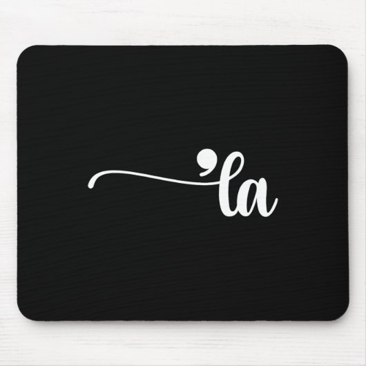 Comma La Kamala Harris Punctuation La Election Vot Mousepad (Vorne)
