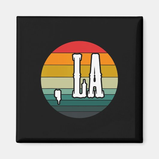 Comma La Kamala Harris T-Shirt zur Unterstützung d Magnet (Vorne)