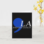 Comma La Kamala Harris Tim W Coach 2024 La Comma Karte (Gelbe Blume)