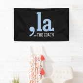 Comma La Kamala Harris Tim Walz Coach 2024 Banner (Insitu)