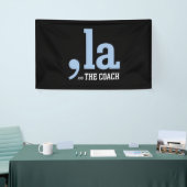 Comma La Kamala Harris Tim Walz Coach 2024 Banner (Messeveranstaltung)