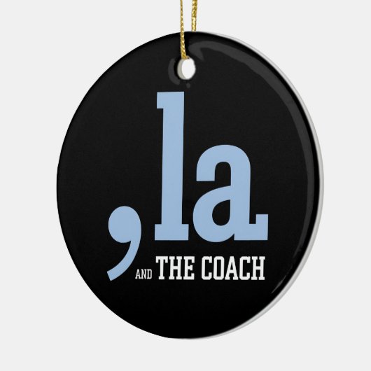 Comma La Kamala Harris Tim Walz Coach 2024 Keramik Ornament (Links)