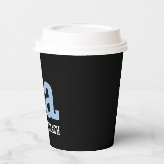 Comma La Kamala Harris Tim Walz Coach 2024 Pappbecher (Links)