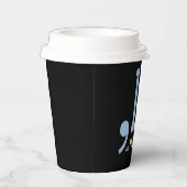 Comma La Kamala Harris Tim Walz Coach 2024 Pappbecher (Rechts)