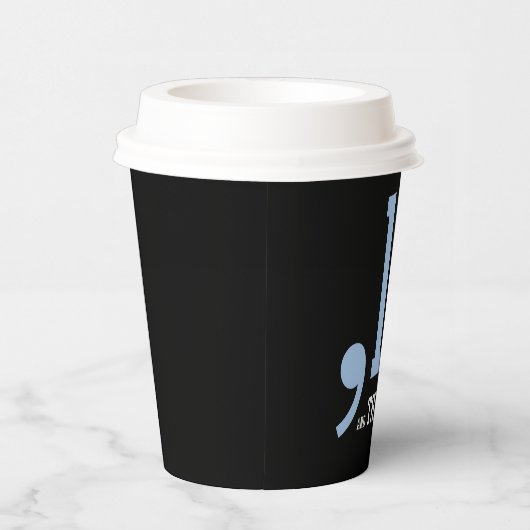 Comma La Kamala Harris Tim Walz Coach 2024 Pappbecher (Rechts)