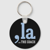 Comma La Kamala Harris Tim Walz Coach 2024 Schlüsselanhänger (Vorderseite)