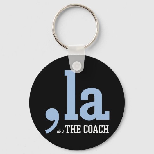Comma La Kamala Harris Tim Walz Coach 2024 Schlüsselanhänger (Vorderseite)