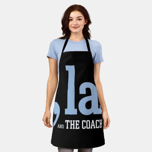 Comma La Kamala Harris Tim Walz Coach 2024 Schürze (Getragen)