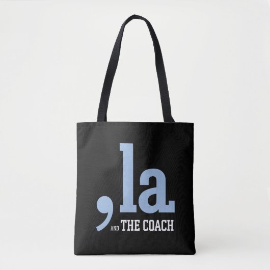 Comma La Kamala Harris Tim Walz Coach 2024 Tasche (Vorderseite)