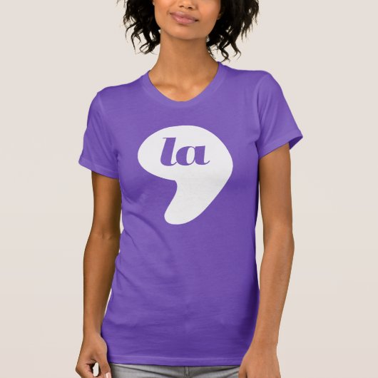 Comma La - Kamala Lila T-Shirt (Vorderseite)
