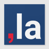 Comma La kamala lustige Aussprache Magnet (Vorderseite)