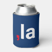 Comma La kamala lustige Aussprache rot-blau Dosenkühler (Kanne Vorderseite)