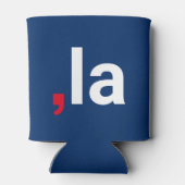 Comma La kamala lustige Aussprache rot-blau Dosenkühler (Rückseite)