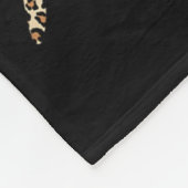 Comma La Leopard Print Funny Fleecedecke (Ecke)