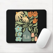 Comma La Subtle Boho Blume Kamala Harris Frau P Mousepad (Mit Mouse)