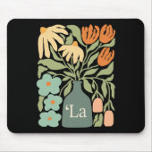 Comma La Subtle Boho Blume Kamala Harris Frau P Mousepad (Vorne)