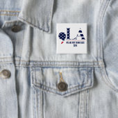 Comma La Wir gehen nicht zurück 2024 Button (Beispiel)