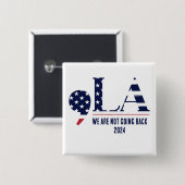 Comma La Wir gehen nicht zurück 2024 Button (Vorne & Hinten)