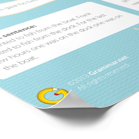 Comma Splices Poster (Ecke)