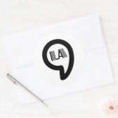 CommaLa - Kamala Runder Aufkleber (Umschlag)