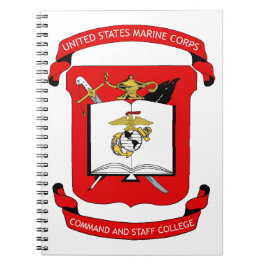 Command and Staff Uni Spiral Notebook Notizblock