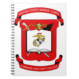 Command and Staff Uni Spiral Notebook Notizblock