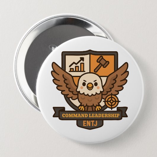 Command Eagle – Focused Leadership Button (Vorne & Hinten)