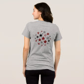 Commander Ant Damen T-Shirt Tri-Blend Shirt (Rückseite voll)