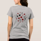 Commander Ant Damen T-Shirt Tri-Blend Shirt (Rückseite)
