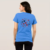 Commander Ant Damen T-Shirt Tri-Blend Shirt (Rückseite voll)
