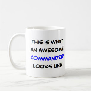commander, awesome kaffeetasse