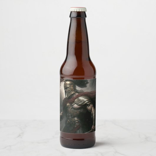 Commander Bierflaschenetikett (Vorderseite)