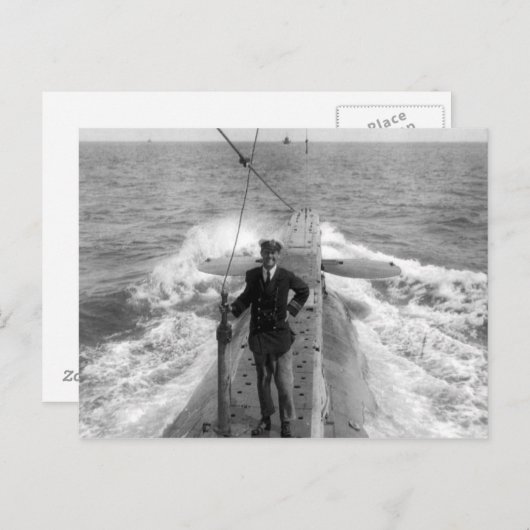 Commander E C Boyle VC Postkarte (Vorne/Hinten)