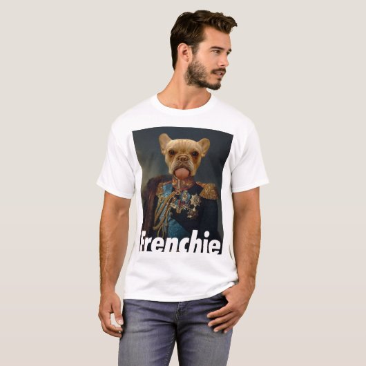 Commander Frenchie T-Shirt (Vorne ganz)