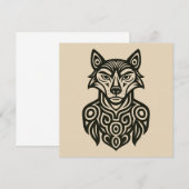 Commander Furry Dankeskarte (Vorne/Hinten)