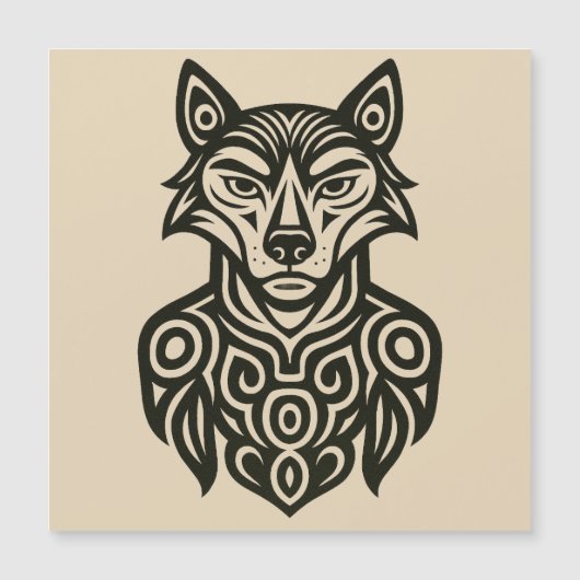 Commander Furry Magnetkarte (Vorderseite)