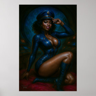Commander Gail Kween Poster   Sinnliche Sci-Fi Pin