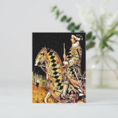 "Commander on Horseback" Postkarte (Stehend Vorderseite)