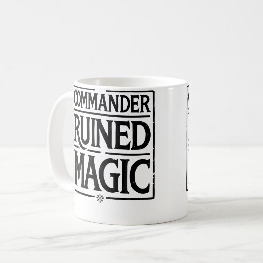 Commander Ruined Magic Kaffeetasse (Vorderseite Links)