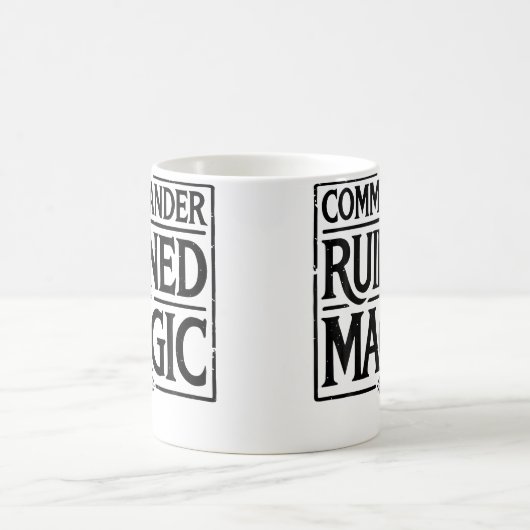 Commander Ruined Magic Kaffeetasse (Mittel)