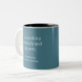 Commas - Grammar Rule Tasse verwenden - Blau (Vorderseite Links)