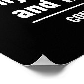 Commas Rett Lives Poster (Ecke)